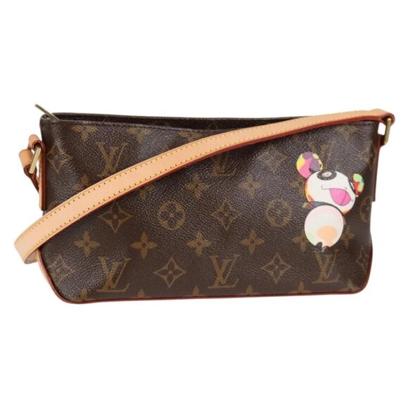 LOUIS VUITTON Monogram Panda Trotteur Shoulder Bag M51241 LV Auth 131094SV - Picture 1 of 14